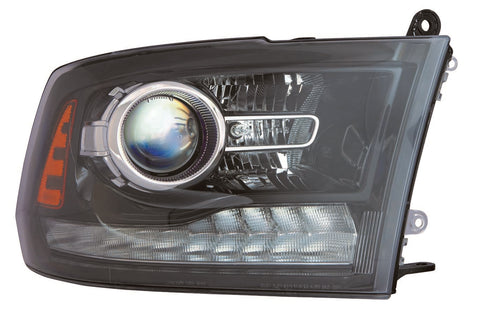 For Ram Ram 1500/ 2500 Pickup 2013 2014/ Ram 3500 Pickup 2013 14 2015 Headlight Projector Black Passenger Side CAPA Certified 68093220AD CH2503245C