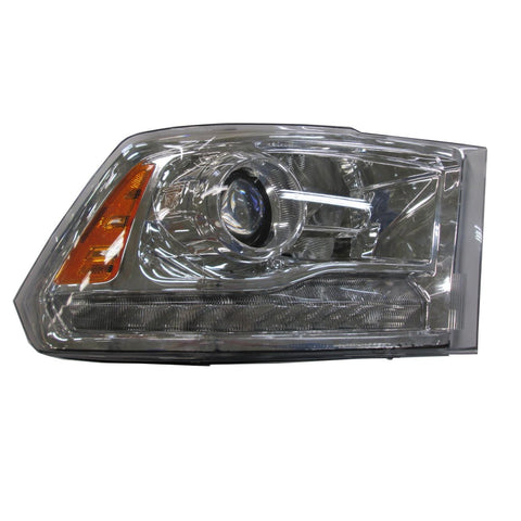 For Ram Ram 1500/ 2500/ 3500 Pickup 2016 17 18 19 20 2021 Headlight Projector Chrome Passenger Side CAPA Certified 68324940AD CH2503290C
