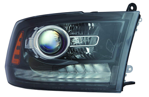 For Ram Ram 1500/ 2500 Pickup 2013 2014/ Ram 3500 Pickup 2013 14 2015 Headlight Projector Black Passenger Side 68093220AD CH2503245