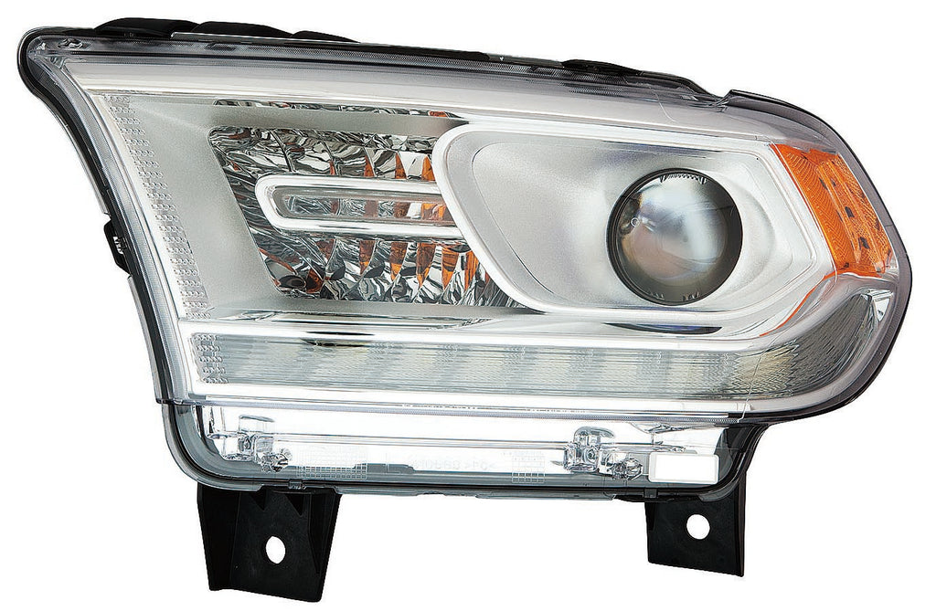 For Dodge Durango 2014 2015 Headlight w/ DRL Chrome Trim Driver Side CAPA Certified 68184823AK CH2502257C
