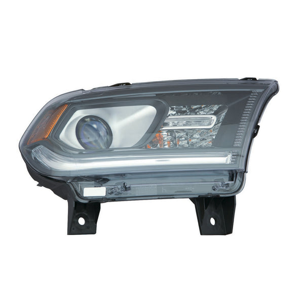 For Dodge Durango 2014 2015 Headlight Halogen w/o DRL BLACK Trim Passenger Side 68184826AI CH2503255