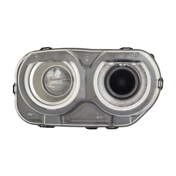 For Dodge Challenger 2015 16 17 18 19 20 21 22 2023 Headlight Halogen w/ ILLuminaATION w/ AIR DUCTS 1 w/o LOGO Passenger Side CAPA Certified 68378878AB CH2503323C