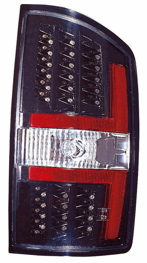 For Dodge Ram Pickup 2007 2008 Tail Light LED Black PAIR  CH2811149