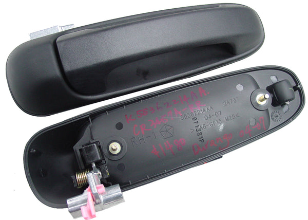 For Dodge Durango 2004 05 06 07 08 2009 Outside Door Handle Rear Passenger Side (Texture Black) 55362214AA CH1521110