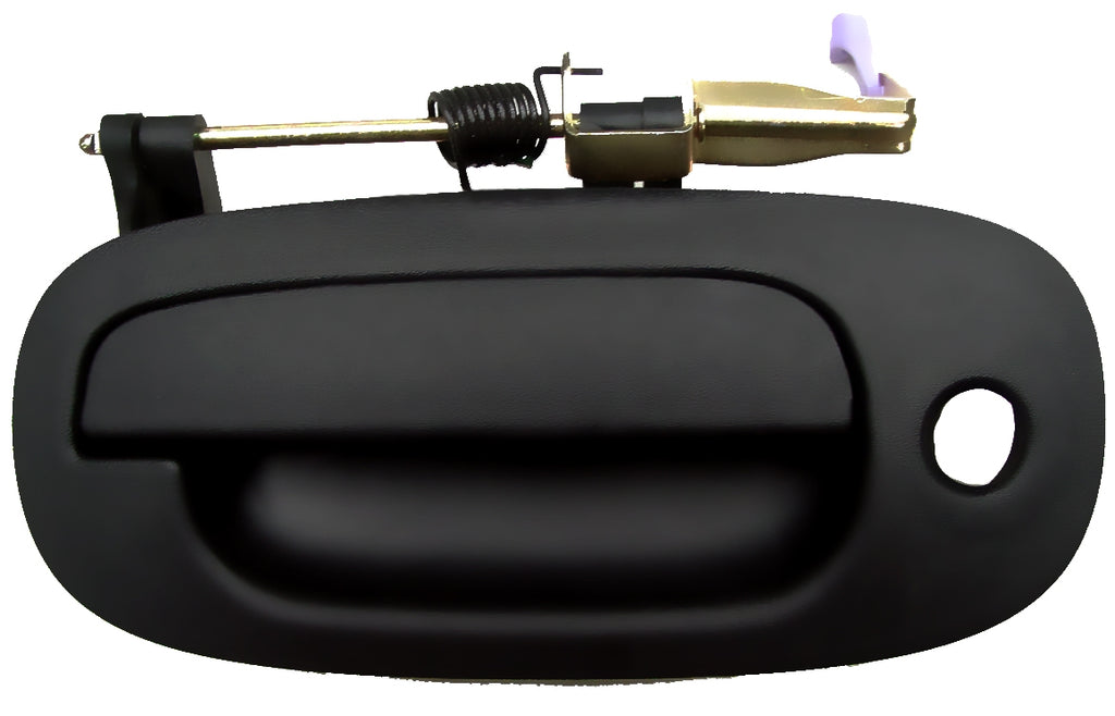 For Dodge Dakota 2000 2001, Durango 1998 99 00 2001 Outside Door Handle Front Passenger Side w/ KEYHOLE (SMOOTH BLACK) 55257434AA/ AC CH1311122