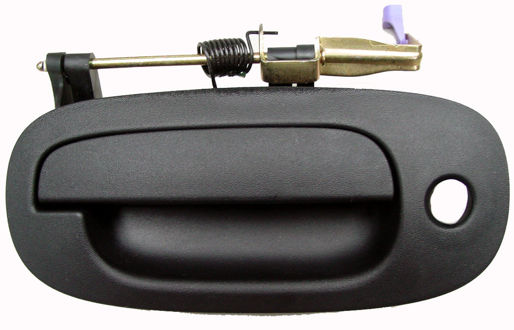 For Dodge Dakota 2000 2001/ Dodge Durango 1998 99 00 2001 Outside Door Handle Front Passenger Side w/ Keyhole (Texture Black) 55257434AC CH1311122