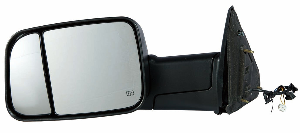 For Dodge Ram Pickup 1500/ 2500/ 3500 2010 11 2012 Power Heated w/ Signal PDL TOWING Pkg Mirror Driver Side (Textured) 55372071AL CH1320315