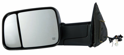 For Dodge Ram Pickup 1500/ 2500/ 3500 2010 11 2012 Power Heated w/ Signal PDL TOWING Pkg Mirror Driver Side (Textured) 55372071AL CH1320315
