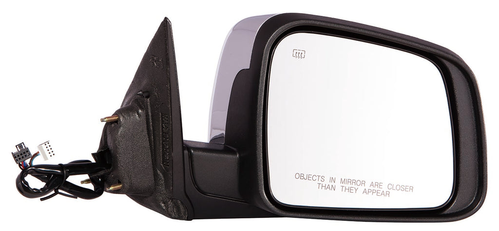 For Dodge Durango 2011 12 13 14 15 16 17 2018 Power Heated w/ Signal w/ MEM w/o BLD Mirror Passenger Side (Chrome) 68237572AF CH1321377