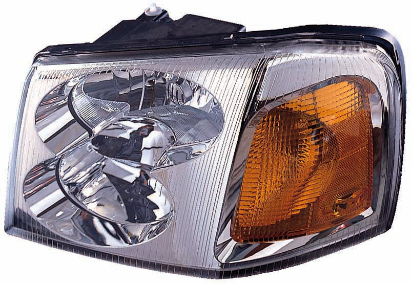 For GMC Envoy 2002 03 04 05 06 07 2008/ XL 2002 03 04 05 2006/ XUV 2004 2005 Headlight Driver Side CAPA Certified 15866071 GM2502220C