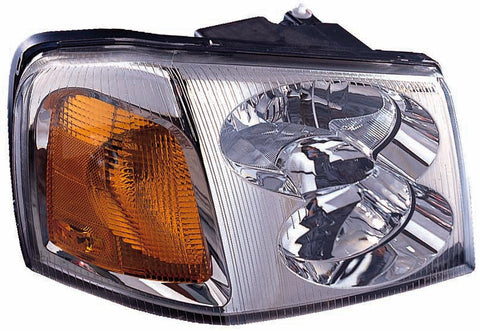 For GMC Envoy 2002 03 04 05 06 07 2008/ XL 2002 03 04 05 2006/ XUV 2004 2005 Headlight Passenger Side CAPA Certified 15866070 GM2503220C