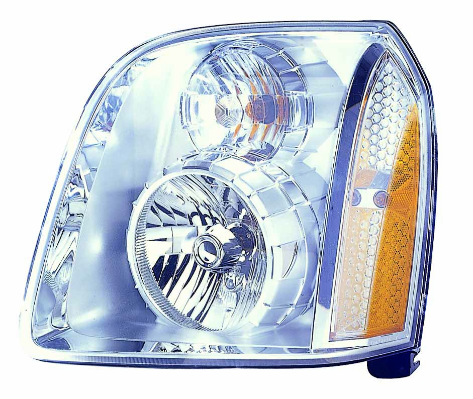 For GMC Yukon Denali/ Yukon XL Denali 2007 08 09 10 11 12 13 2014/ Yukon DENALE Hybrid 2009 10 11 12 2013 Headlight Driver Side CAPA Certified 19432939 GM2502318C