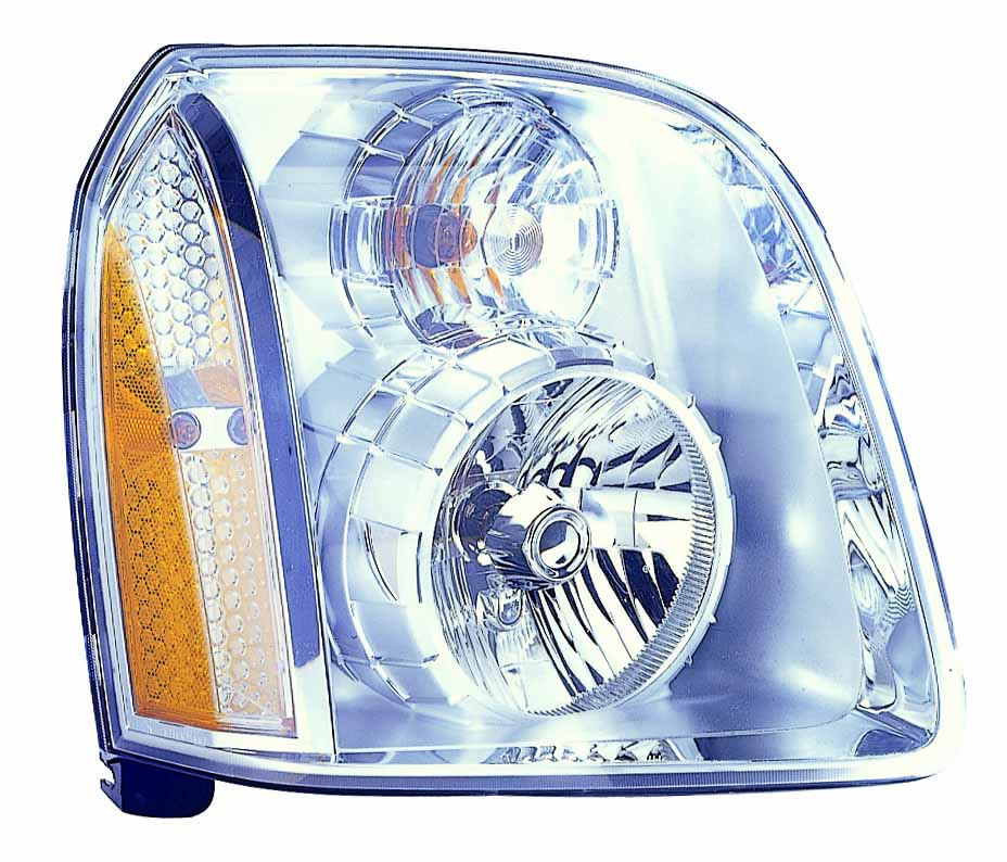 For GMC Yukon Denali/ Yukon XL Denali 2007 08 09 10 11 12 13 2014/ Yukon DENALE Hybrid 2009 10 11 12 2013 Headlight Passenger Side CAPA Certified 19432940 GM2503318C