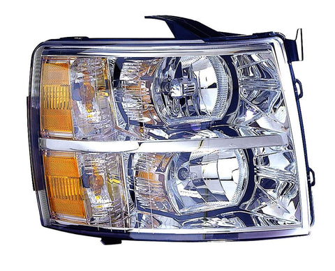 For Chevrolet Silverado 2007 08 09 10 11 12 2013(1500 Hybrid 2009 10 11 12 2013) Headlight Passenger Side CAPA Certified 22853028 GM2503280C