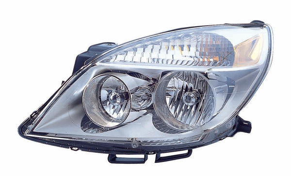 For Saturn Aura 2007-2004/ 11/ 07/ HB 2007 1ST DESIGN Headlight Driver Side CAPA Certified 25818866 GM2502305C
