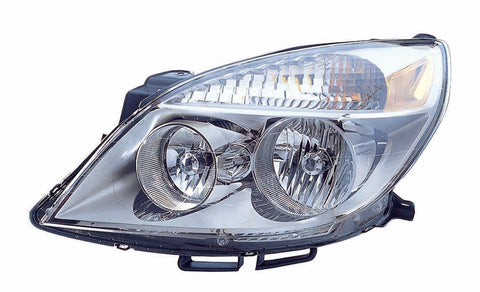 For Saturn Aura 2007-2004/ 11/ 07/ HB 2007 1ST DESIGN Headlight Driver Side CAPA Certified 25818866 GM2502305C