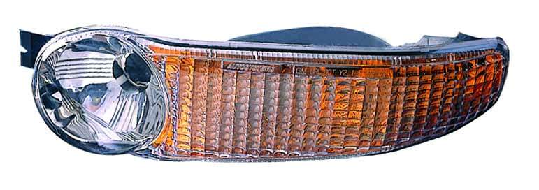 For GMC Yukon XL Denali 2001 02 03 04 05 2006/ Sierra C3 1999 00 01 2002/ Sierra Denali 1999 00 01 02 03 04 05 2006 Parking/Turn Signal Light Driver Side CAPA Certified 15199554 GM2520182C