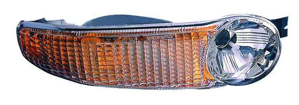 For GMC Yukon XL Denali 2001 02 03 04 05 2006/ Sierra C3 1999 00 01 2002/ Sierra Denali 1999 00 01 02 03 04 05 2006 Parking/Turn Signal Light Passenger Side CAPA Certified 15199555 GM2521182C