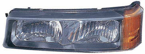 For Chevrolet Silverado 2003 04 05 06 2007/ Avalanche 2002 03 04 05 2006(w/o BODY CLADDING) Parking/Turn Signal Light Driver Side CAPA Certified 15199556 GM2520185C