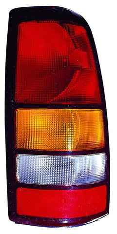 For GMC Sierra 2004 05 06 2007 Tail Light Passenger Side (3500 SINGLE Rear WHEEL) 19169022 GM2801177