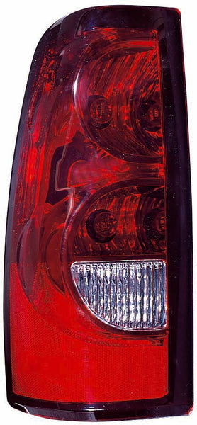 For Chevrolet Silverado 2004 05 06 2007 Tail Light FLEETSIDE DARK Trim 1500,2500 Series(3500 SINGLE R/ WHEEL) Driver Side 19169004 GM2800174