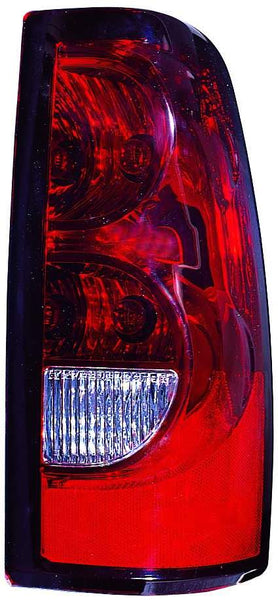 For Chevrolet Silverado Pickup 2004 05 06 2007 Tail Light FLEETSIDE DARK Trim 1500,2500 Series(3500 SINGLE R/ WHEEL) Passenger Side CAPA Certified 19169005 GM2801174C
