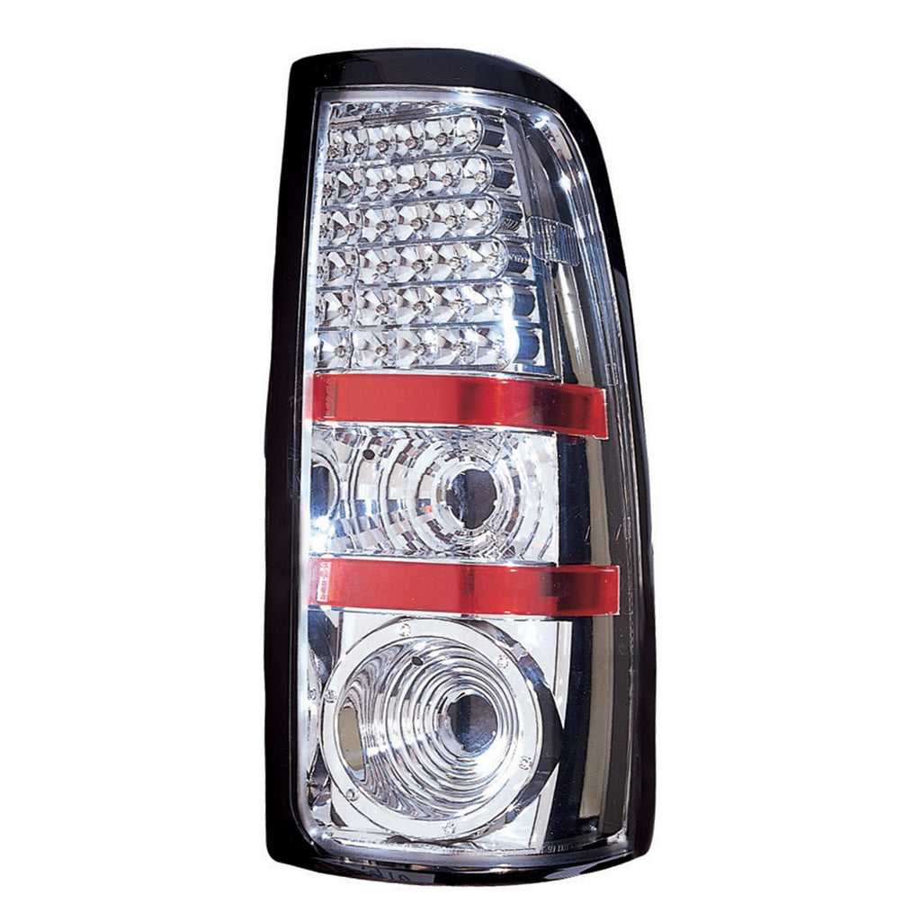 For Chevrolet/ GMC Silverado/ Sierra 1999 00 01 02 03 04 05 2006 Tail Light LED FLEETSIDE Chrome PAIR  GM2811178