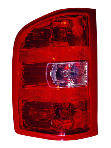 For Chevrolet Silverado 1500 2007 08 09 2010('2010 1ST DESIGN)/ '2012 2013 SL,SLE/ '2011 12 13 2014 2500/ 3500 SINGLE Rear WHEELS Tail Light Driver Side 25958482 GM2800207