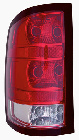 For GMC Sierra 1500 2012 2013 BASE/ 1500 Hybrid 2009 10 11 12 2013/ 2500/ 3500 Denali1 2011 12 13 2014 Tail Light Driver Side CAPA Certified 20822394 GM2800254C