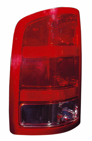 For GMC Sierra 1500 SL,SLE,SLT WT 2007 08 09 2010('2010 1ST DESIGN)/ '2012 SLT,WT/ '2009 2010 Tail Light Driver Side CAPA Certified 25958484 GM2800208C