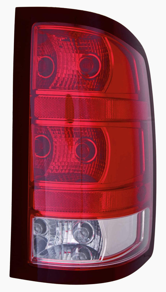 For GMC Sierra 1500 2012 2013 BASE/ 1500 Hybrid 2009 10 11 12 2013/ 2500/ 3500 Denali1 2011 12 13 2014 Tail Light Passenger Side CAPA Certified 20822395 GM2801254C