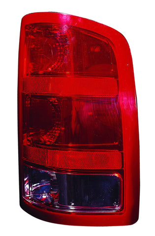 For GMC Sierra 1500 SL,SLE,SLT WT 2007 08 09 2010('2010 1ST DESIGN)/ '2012 SLT,WT/ '2009 2010 Tail Light Passenger Side CAPA Certified 25958485 GM2801208C
