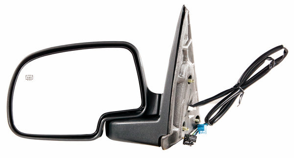 For Chevrolet/ GMC Silverado/ Sierra w/o Signal (RPO-DL8) 2003-2007/ Denali/ Escalade/ Tahoe/ Yukon POWER REMOTE (RPO-DL8) 2003-2006 Power Heated Mirror Driver Side (Textured) 15226944 GM1320293