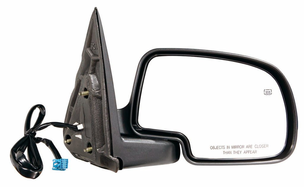 For Chevrolet/ GMC Silverado/ Sierra w/o Signal (RPO-DL8) 2003-2007/ Denali/ Escalade/ Tahoe/ Yukon POWER REMOTE (RPO-DL8) 2003-2006 Power Heated Mirror Passenger Side (Textured) 15226945 GM1321293