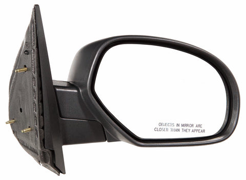 For Chevrolet/ GMC Silverado/ Sierra 2007 08 09 10 11 12 2013/ Silverado Hybrid/ Sierra Hybrid 1500 2009 10 11 12 2013 Manual-Folding Manual Mirror Passenger Side (Textured) 20809978 GM1321332