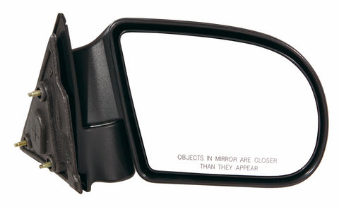 For Chevrolet S-10/ Sonoma STD/ EXT Cab 1998-2004/ Crew Cab 1994-2004/ Chevrolet Envoy/ Blazer/ Jimmy/ Bravada 1999-2005 Manual BELOW EYELINE Manual Mirror Passenger Side (Textured) 15172864 GM1321188