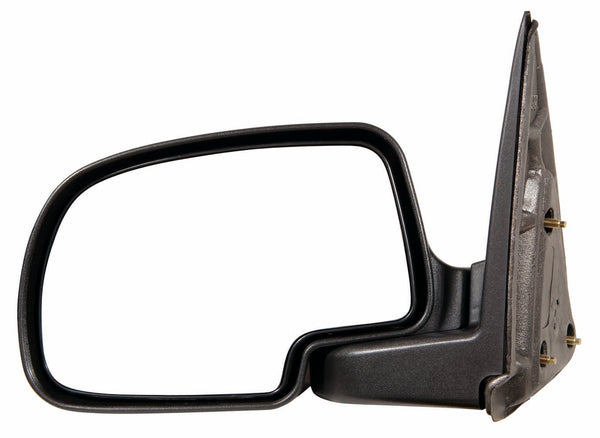 For Chevrolet/ GMC Silverado/ Sierra 1999-2007/ Tahoe 2002-2006/ Suburban 2000-2006/ GMC Yukon/ Yukon XL 2000-2006 Black Manual CVR Manual Mirror Driver Side (Textured) 25876714 GM1320230