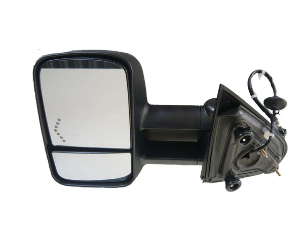 For Chevrolet Silverado 1500/ GMC Sierra 1500 2014 / Chevrolet Silverado 2500 3500/ GMC Sierra 2500 3000 2015-2018 TRAILER TOW Power Heated w/ Signal Mirror Driver Side (Textured) 22820397 GM1320458