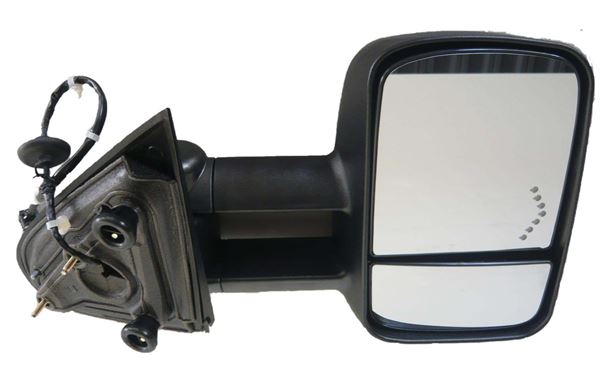 For Chevrolet Silverado 1500/ GMC Sierra 1500 2014 / Chevrolet Silverado 2500 3500/ GMC Sierra 2500 3000 2015-2018 TRAILER TOW Power Heated w/ Signal Mirror Passenger Side (Textured) 22820398 GM1321458