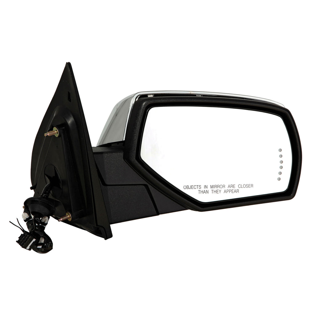 For Chevrolet Silverado/ LD 1500 2014 15 16 17 18 2019 Power-Folding Power Heated w/ Signal w/ Puddle w/ MEM Mirror Passenger Side(Chrome) 84565230+22889520 GM1321638