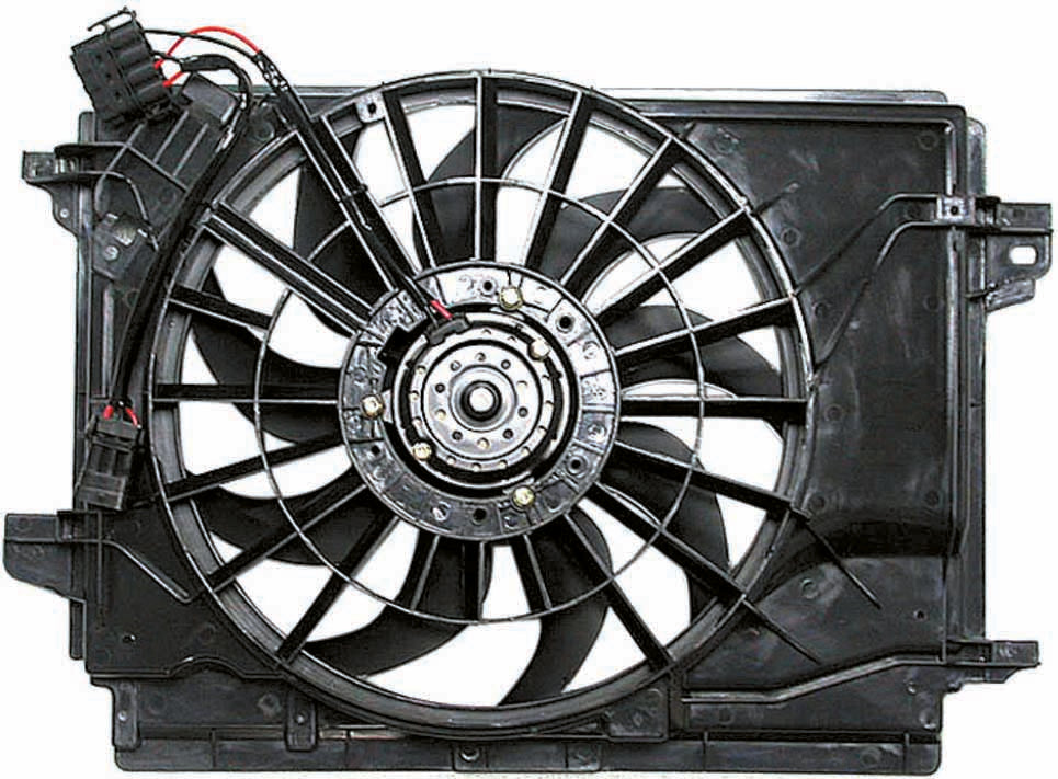 For Chevrolet Corvette/ Z06 2005 2006 / Cadillac XLR/ XLR-V 2005 2006 Radiator A/C Fan (w/o RESISTER) 15819952 GM3115202