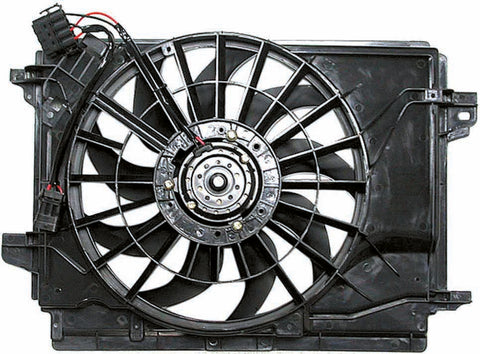 For Chevrolet Corvette/ Z06 2005 2006 / Cadillac XLR/ XLR-V 2005 2006 Radiator A/C Fan (w/o RESISTER) 15819952 GM3115202