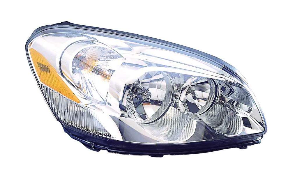 For Buick Lucerne 2006 07 08 09 10 2011 Headlight w/ CL(CXS 2006 07 2008/ CXL SE 2008 09 2010/ CX/ CXL/ SUPER 2008 09 10 2011)Passenger Side CAPA Certified 25974774 GM2503277C