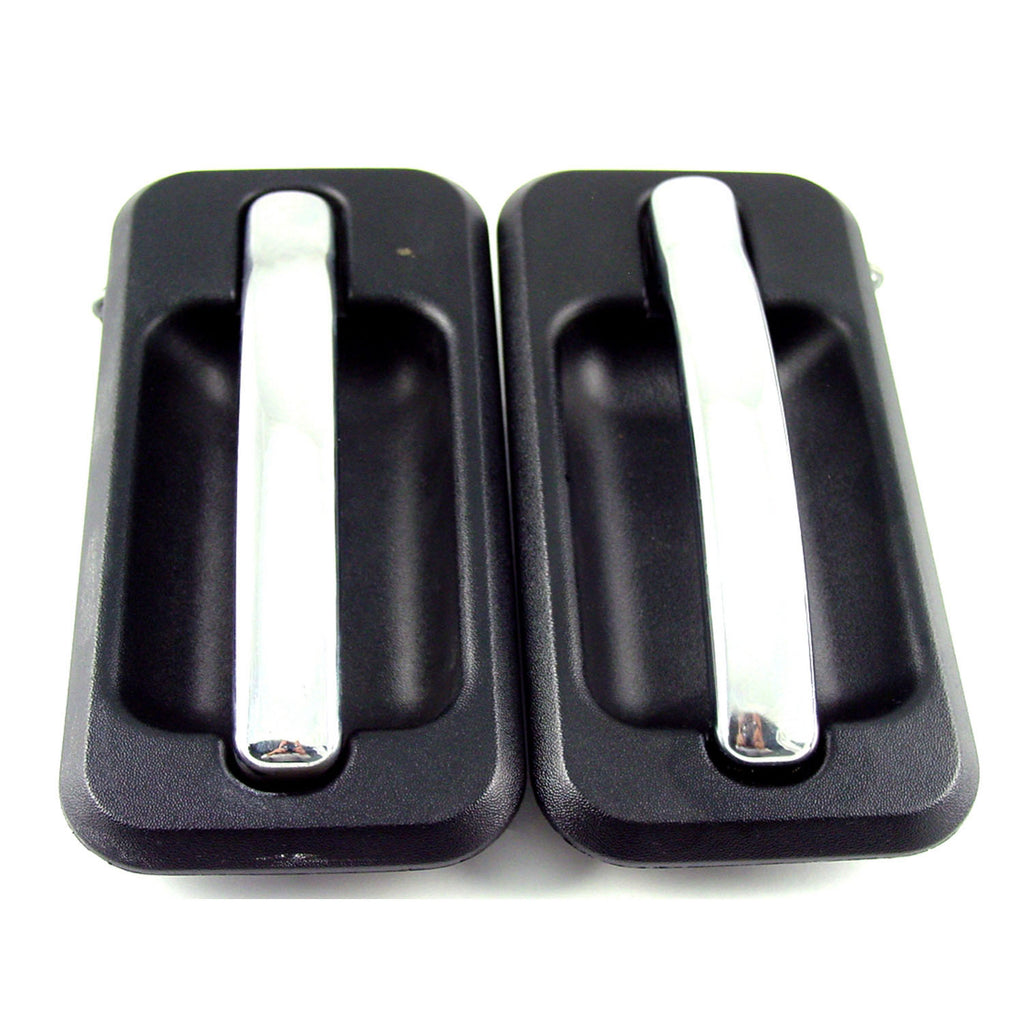 For Hummer HUMMER H2/ H2 SUT 2003 04 05 06 2007 w/ Chrome Trim Pkg/ Hummer HUMMER H2/ H2 SUT 08 Door Handle Rear Passenger Side ( PLASTIC ALL Chrome Lever+Black TEXTURE HOUSING) 25845865 HU1521101