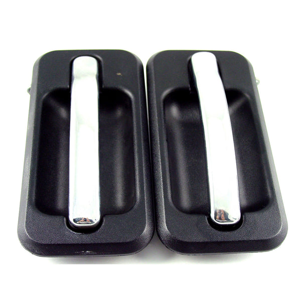For Hummer HUMMER H2/ H2 SUT 2003 04 05 06 2007 w/ Chrome Trim Pkg/ Hummer HUMMER H2/ H2 SUT 08 Door Handle Rear Passenger Side ( PLASTIC ALL Chrome Lever+Black TEXTURE HOUSING) 25845865 HU1521101