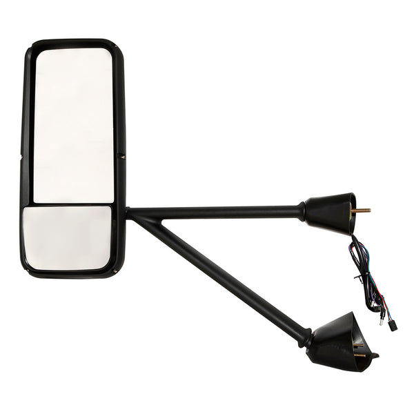 For Kenworth T660 2008-2017 Power Heated Chrome Mirror w/ TEMPERATURE SENSOR Driver Side (Chrome) R59-1019-22+R59-1061-102