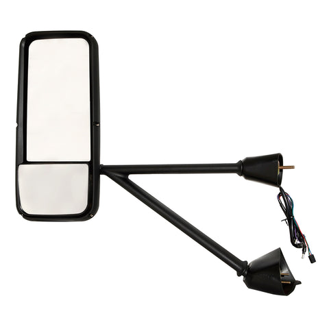 For Kenworth T660 2008-2017 Power Heated Chrome Mirror w/ TEMPERATURE SENSOR Driver Side (Chrome) R59-1019-22+R59-1061-102