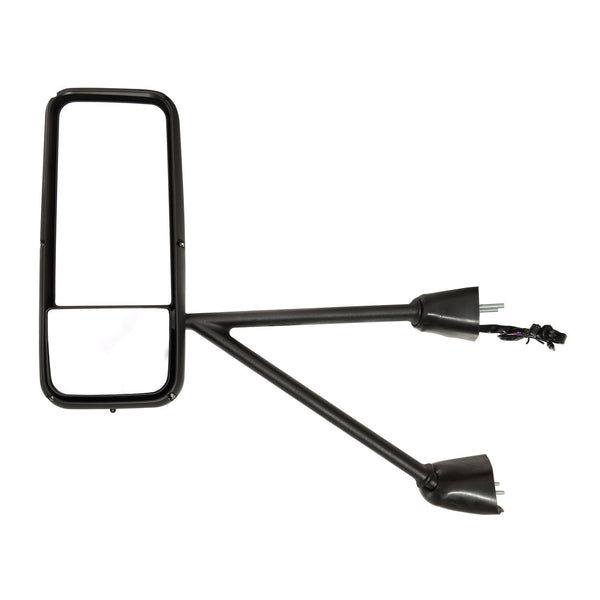For Kenworth T660 2008-2017 Power Heated Mirror w/ ARM w/ TEMPERATURE SENSOR Driver Side (GLOSS) R59-1019-21+R59-1061-102
