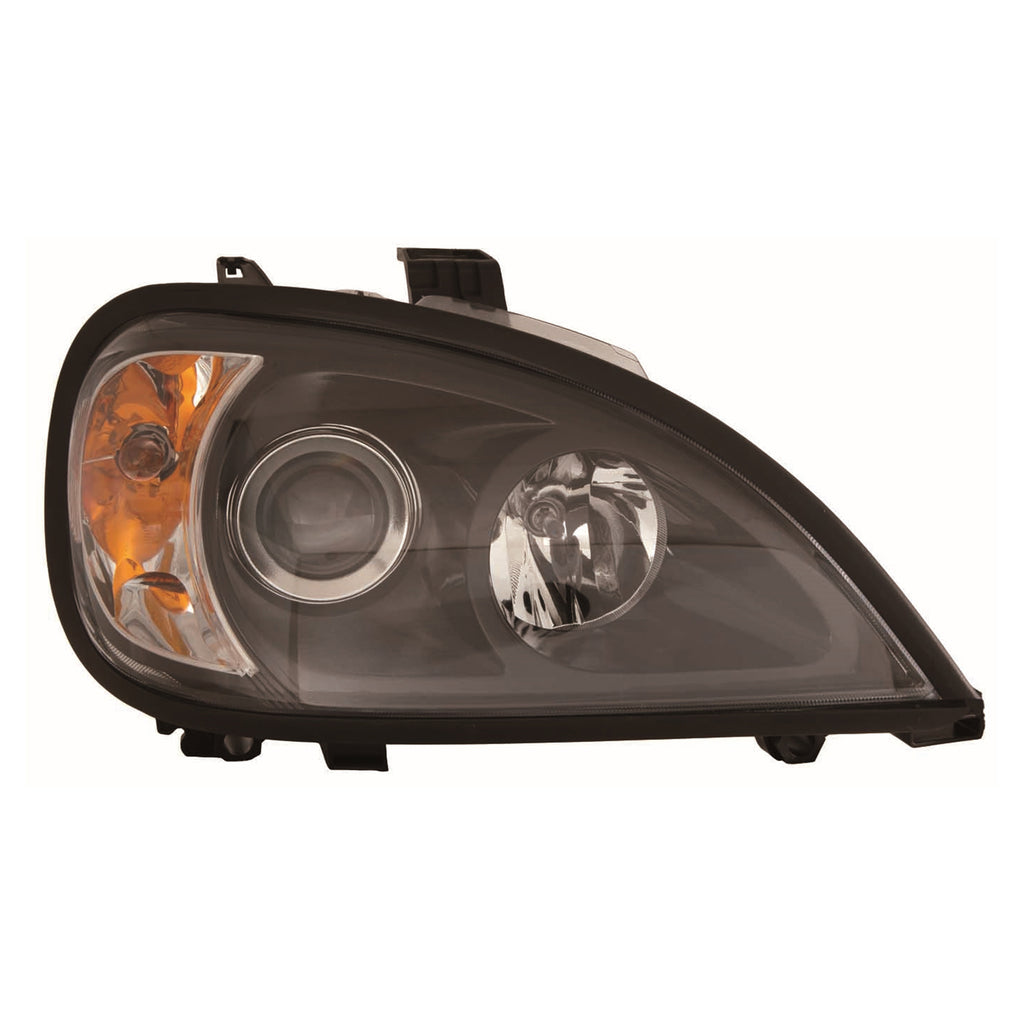 For Freightliner Columbia 1996-2017 Headlight Projector Black Bezel PAIR