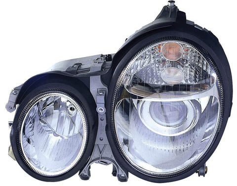 For Mercedes-Benz E Class 2000 01 2002 Headlight Projector Chrome PAIR  MB2505100